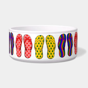 Cuenco del mascota del flip-flop