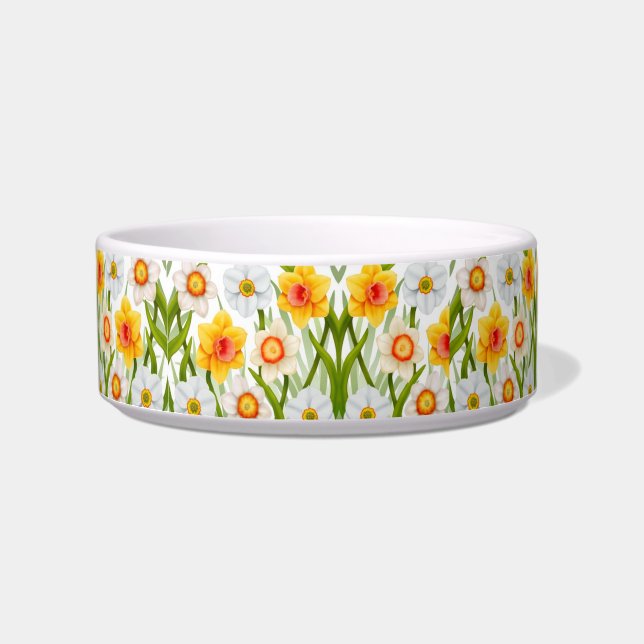 Cuenco del mascota del jardín del narciso de la (Frente)