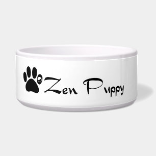 CUENCO del MASCOTA del PERRITO del ZEN grande