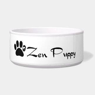 CUENCO del MASCOTA del PERRITO del ZEN grande