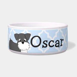 Cuenco del mascota del Schnauzer miniatura