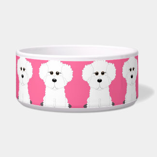 Cuenco del perro de Bichon