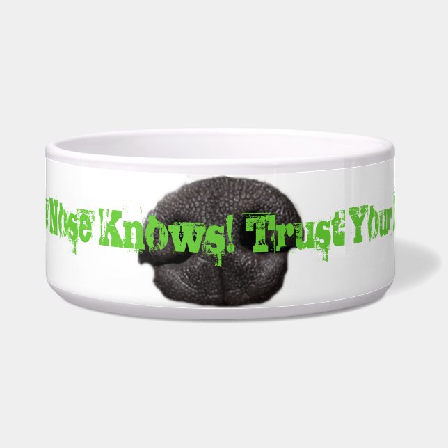 Cuenco del perro de la nariz (Frente)