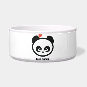 Cuenco del perro de Panda® del amor