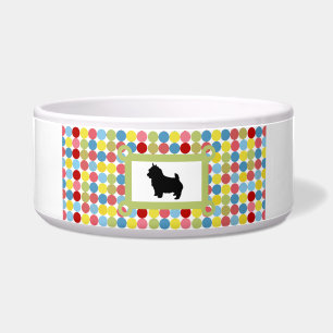 Cuenco elegante de la comida de perro de Norwich