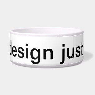 cuenco elegante del perro del diseño