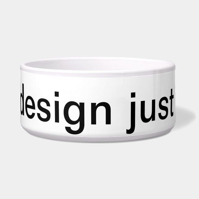 cuenco elegante del perro del diseño (Frente)