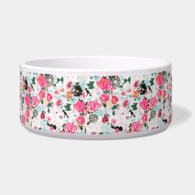 Cuenco floral del mascota (grande) (Frente)