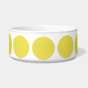 Cuenco grande del perro de los lunares