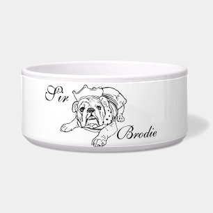 Cuenco inglés del bulldog