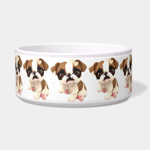 Cuenco inglés del mascota del bulldog