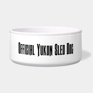 Cuenco oficial del perro de trineo del Yukón