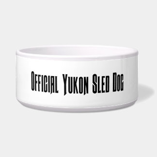 Cuenco oficial del perro de trineo del Yukón