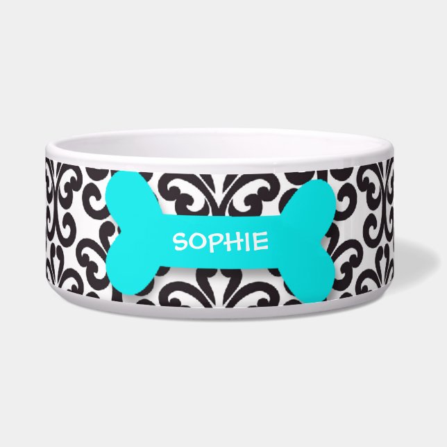 Cuenco personalizado del alimento para animales (Frente)