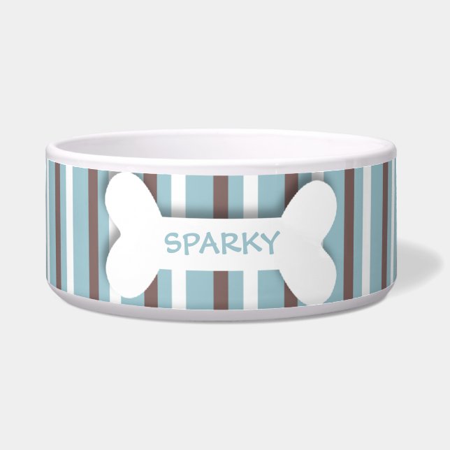 Cuenco personalizado del alimento para animales (Frente)