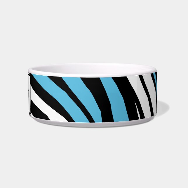 Cuenco personalizado mezcla azul del gato del (Derecha)