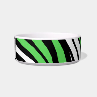 Cuenco personalizado mezcla del gato del verde del