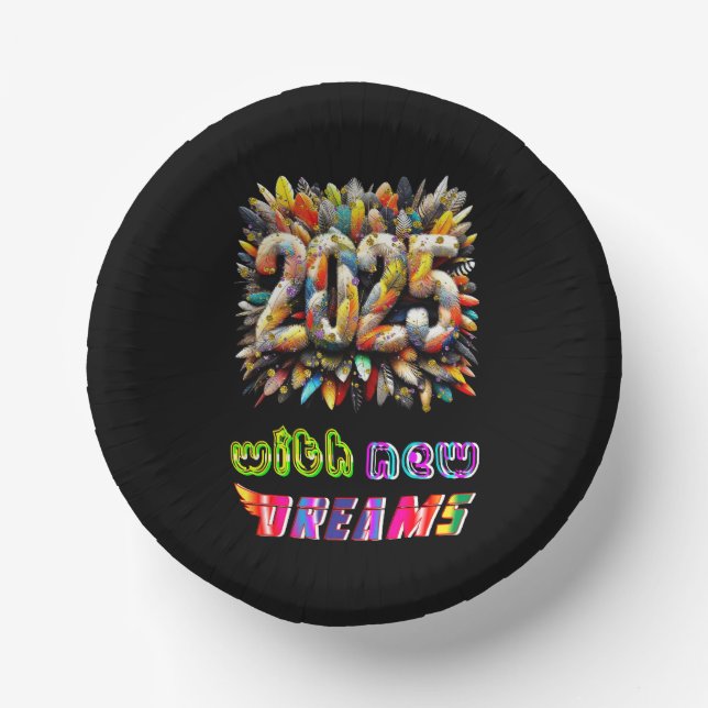 Cuencos De Papel 2025 con nuevos sueños (Anverso)