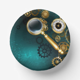 Cuencos De Papel Ampliador en estilo Steampunk