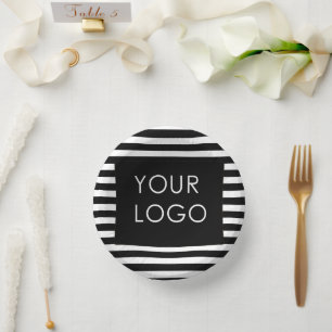 Cuencos De Papel Añadir tu logotipo Personalizable de negocios band