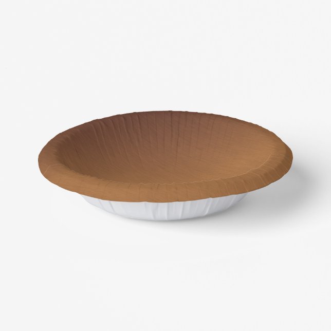 Cuencos De Papel Aspecto de cobre cepillado 2 (Angular)