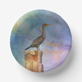 Cuencos De Papel Ave Feliz Cumpleaños del Mar