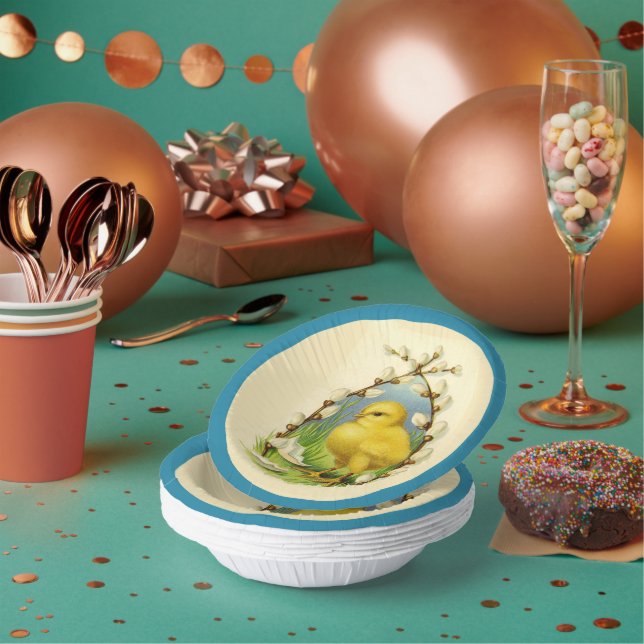 Cuencos De Papel Baby Chick Springtime (Multi)