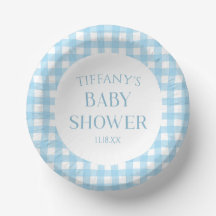 Baby Shower Minimalista mínimo con placa azul azul