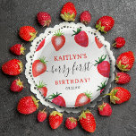 Cuencos De Papel Berry de fresa dulce primer cumpleaños<br><div class="desc">Celebre con estilo con estos modernos cuencos de papel de primer cumpleaños. El diseño es fácil de personalizar con tu propia redacción y tu familia y amigos estarán encantados cuando vean estos fabulosos bolos de fiesta. Se pueden encontrar elementos coincidentes en la colección.</div>