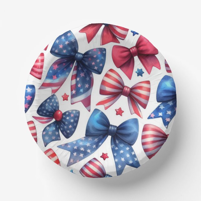 Cuencos De Papel Bocos de USA Field Day (Anverso)