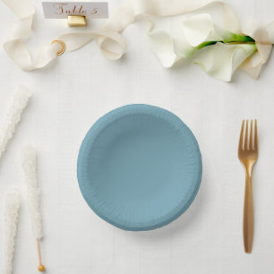Cuencos De Papel Boda azul
