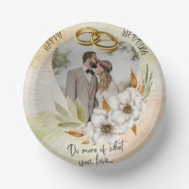 Cuencos De Papel Boda feliz 