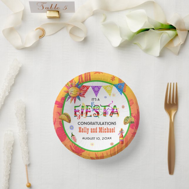 Cuencos De Papel Boda Fiesta de Taco Party (Boda)