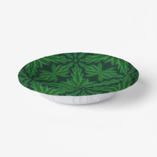 Cuencos De Papel Bolas de papel forestal de Pine Mandala