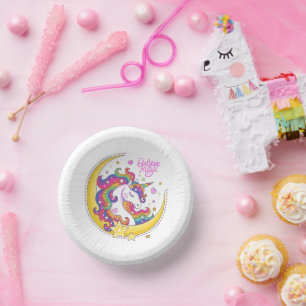 Cuencos De Papel Bolas de papel mágico de Unicorn