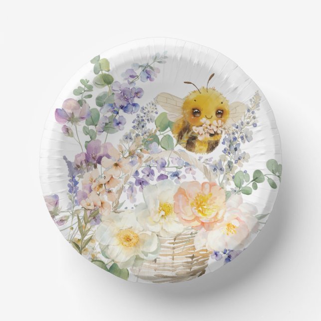 Cuencos De Papel Bonitos Bee Bowls (Anverso)
