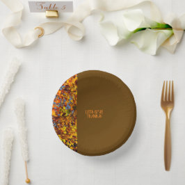 Cuencos De Papel Brown deja un feliz día de acción de gracias