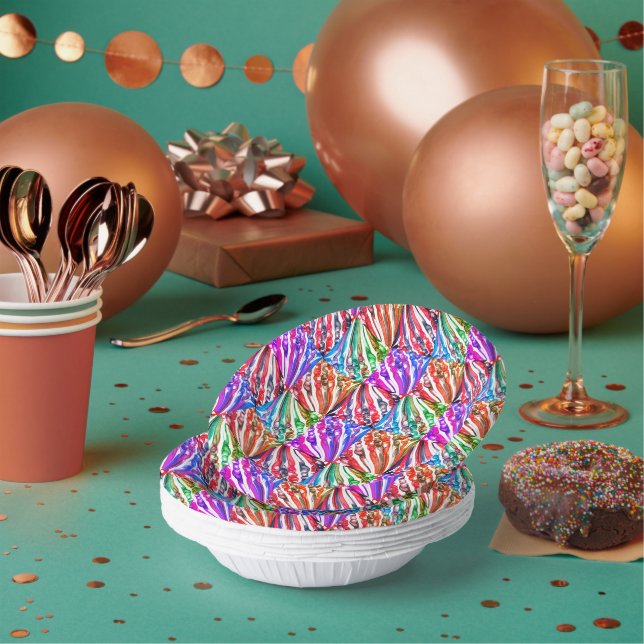 Cuencos De Papel Bubble Fun / Filtros / (Multi)