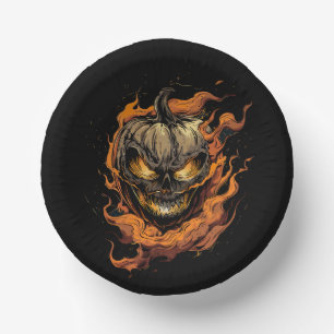 Cuencos De Papel Cabeza de calabaza