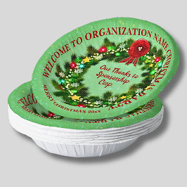 Cuencos De Papel Cambiar todo el Fiesta de Navidades de la organiza