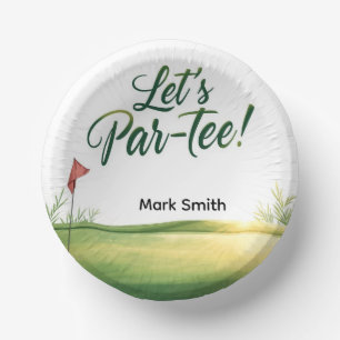 Cuencos De Papel Campo de golf Putting Green 
