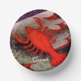 Cuencos De Papel Cáncer en la fiesta de cumpleaños del Rótulo cangr