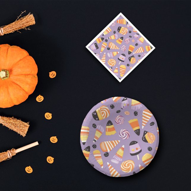 Cuencos De Papel Candycorn de Halloween (Subido por el creador)