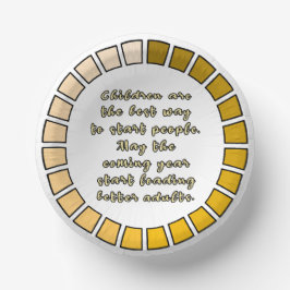 Cuencos De Papel Carga de Año Nuevo