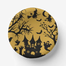 Cuencos De Papel Casa embrujada