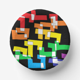 Cuencos De Papel Celebraciones del arco iris