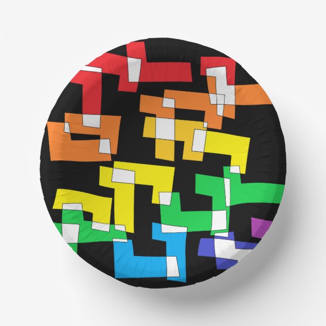 Cuencos De Papel Celebraciones del arco iris (Anverso)