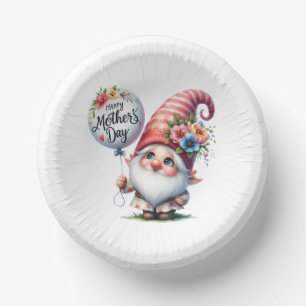 Cuencos De Papel Cena feliz del día de la madre