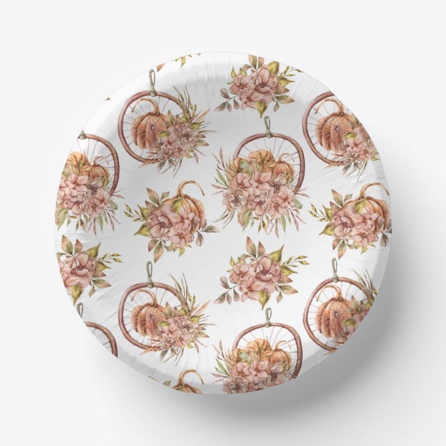 Cuencos De Papel Cestas Colgantes y Elegancia Rústica (Anverso)