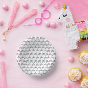 Cuencos De Papel Chica del partido de cumpleaños de la princesa ros